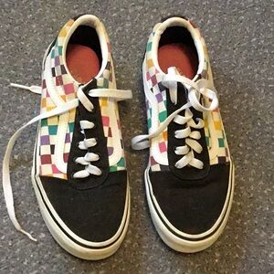 Vans Kids Sneakers - Multicolor Checkered
